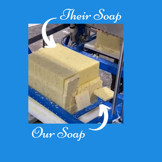 "Transform your skincare routine with our pure, organic soap"